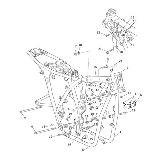 Bild von Frame Assembly, Spares, KR