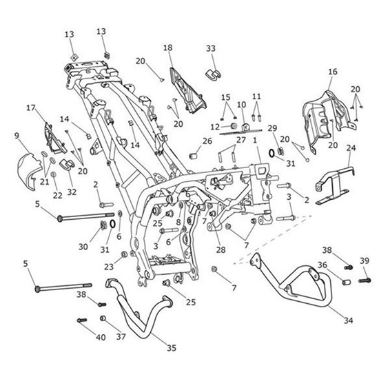 Bild von Frame Assembly, Spares