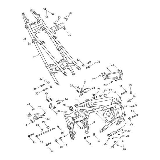 Bild von Frame Assy, Spares US