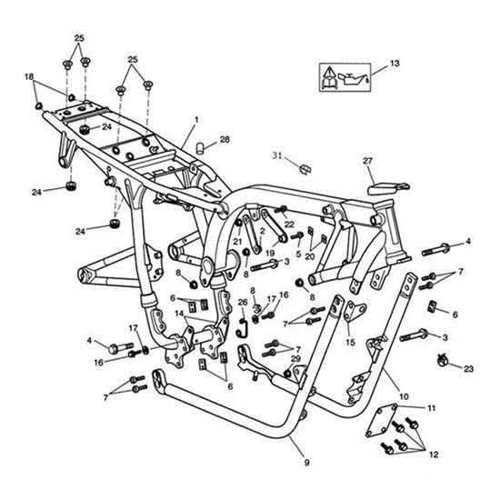 Bild von Frame Assy, World