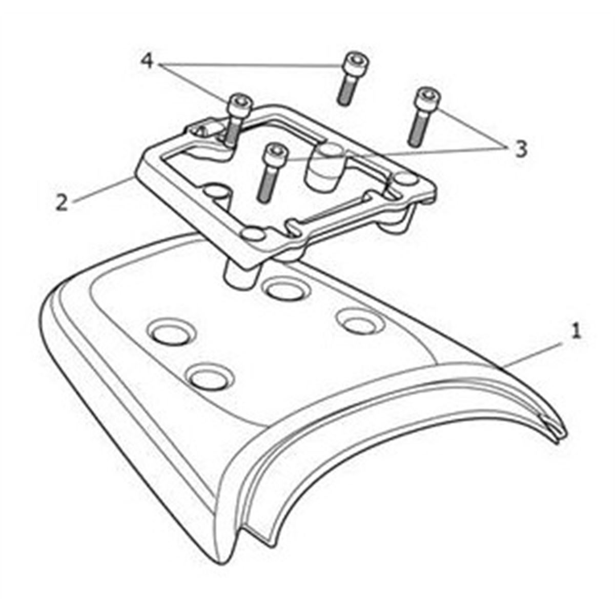 Bild von Frame Cowl, Solo Seat