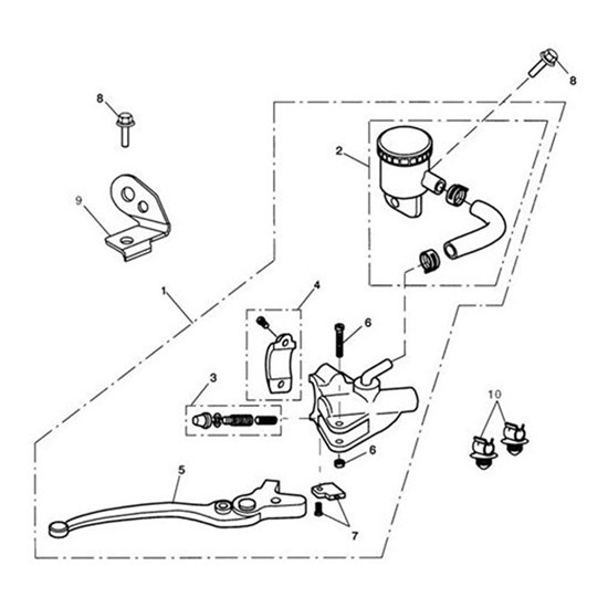 Bild von Front Brake Lever Assy