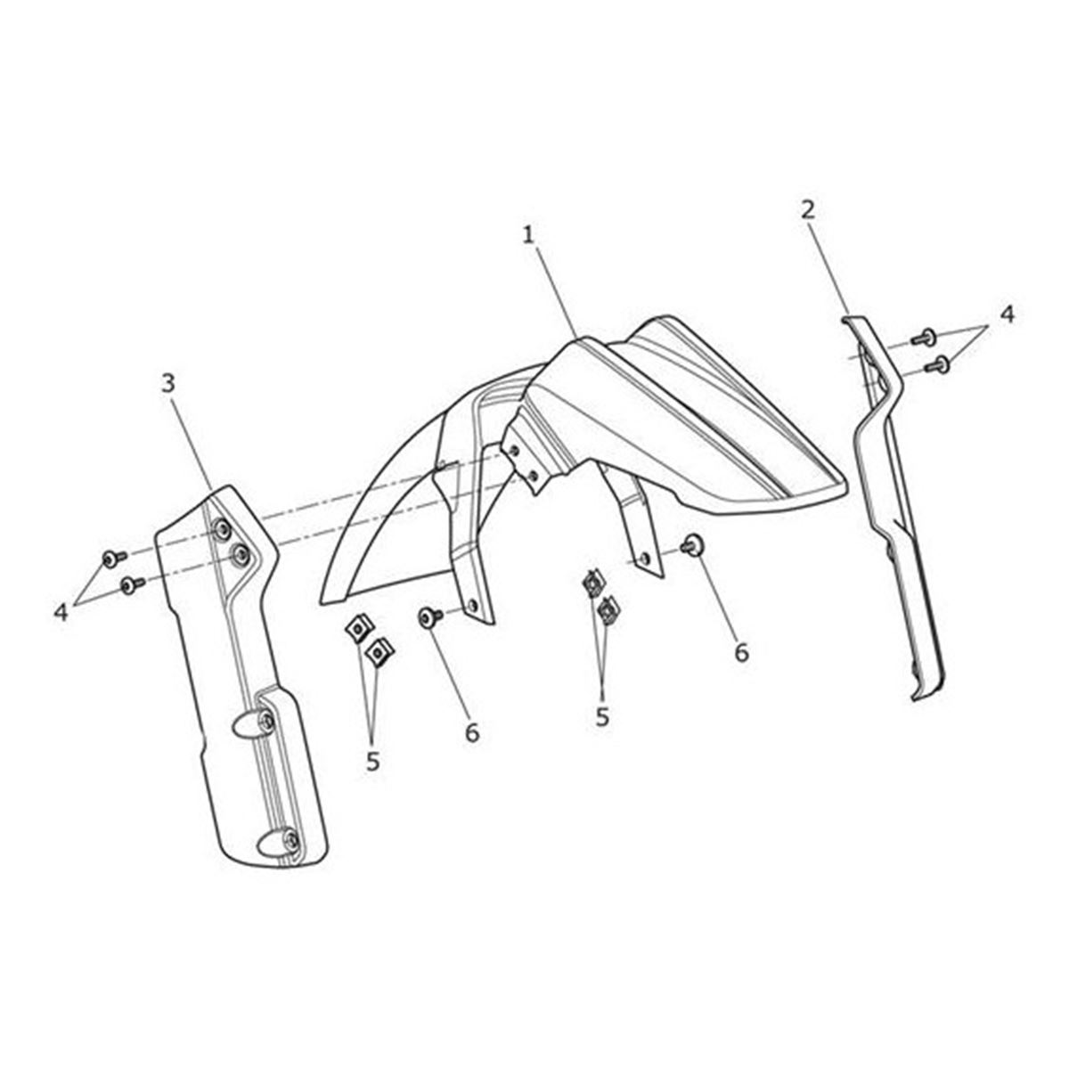 Bild von Front Mudguard Moulding