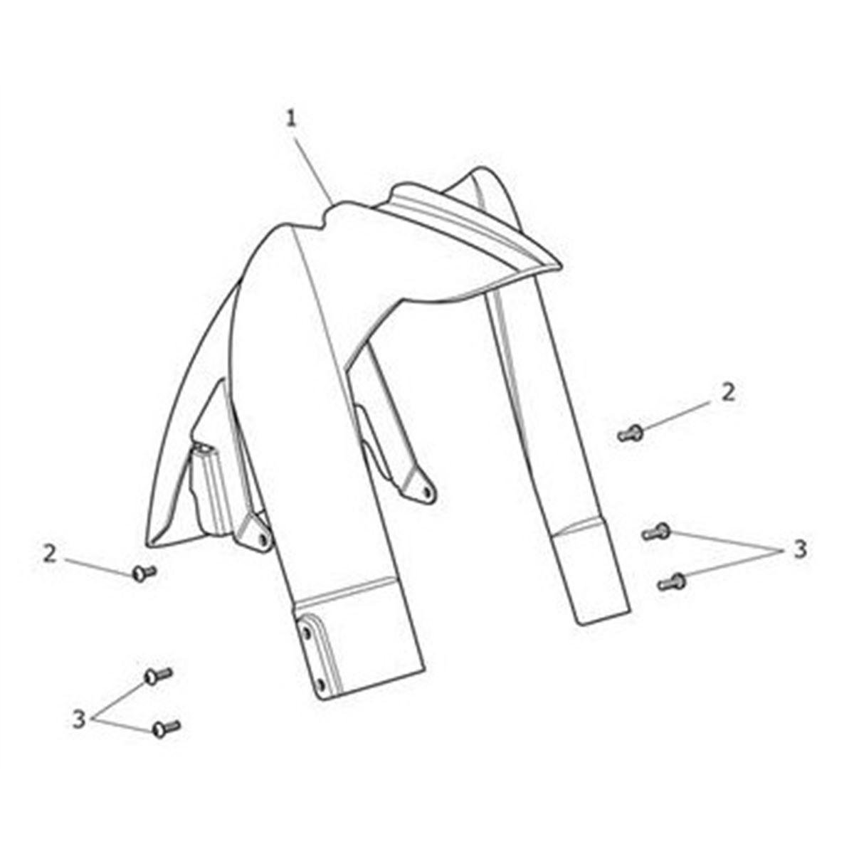 Bild von Front Mudguard Moulding