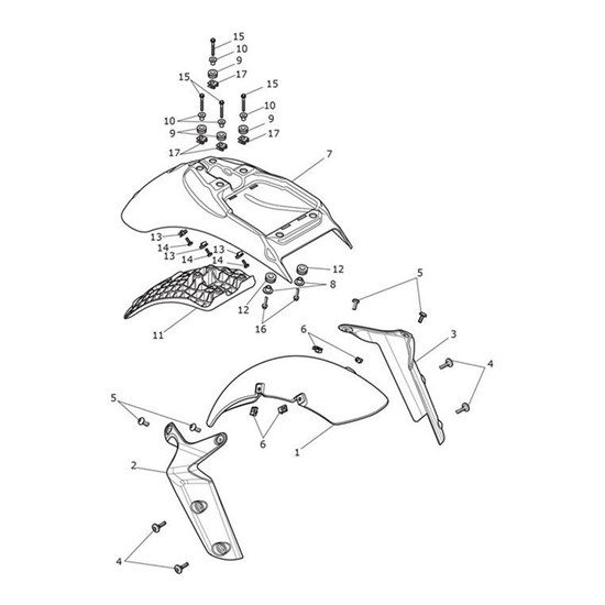 Bild von Front Mudguard