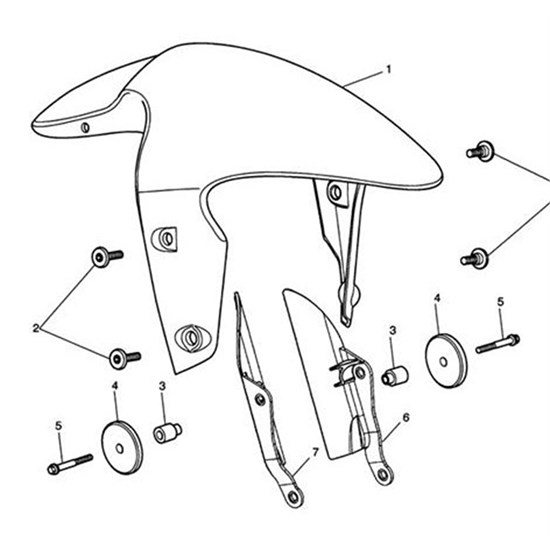 Bild von Front Mudguard