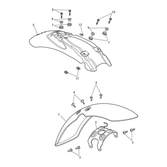 Bild von Front Mudguard
