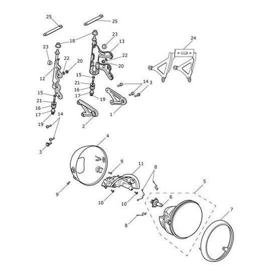 Bild von Front Number Plate Bracket