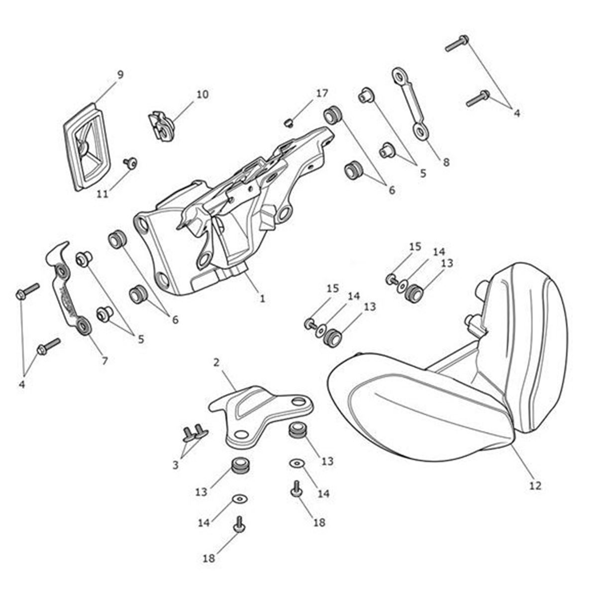 Bild von Front Subframe