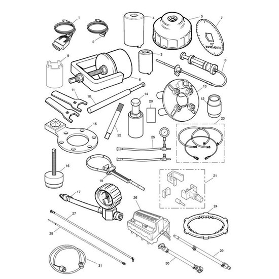 Bild von Fuel Hose Adaptor, Male/Male