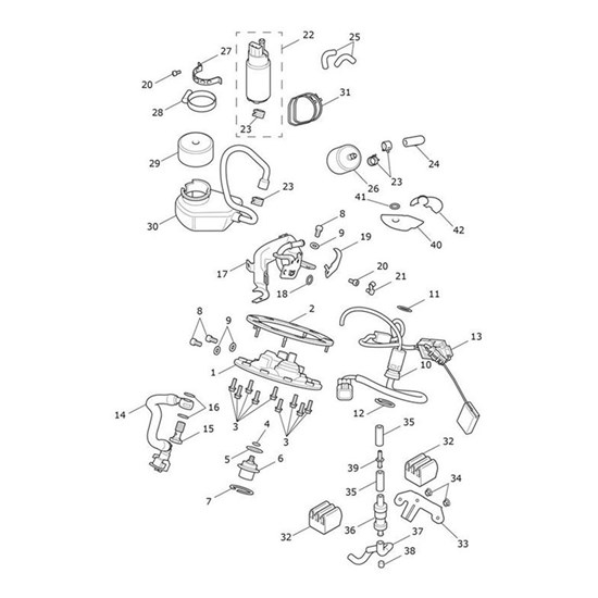 Bild von Fuel Pump Bracket