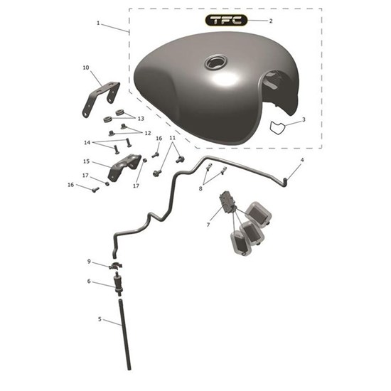 Bild von Fuel Tank, Phantom Black