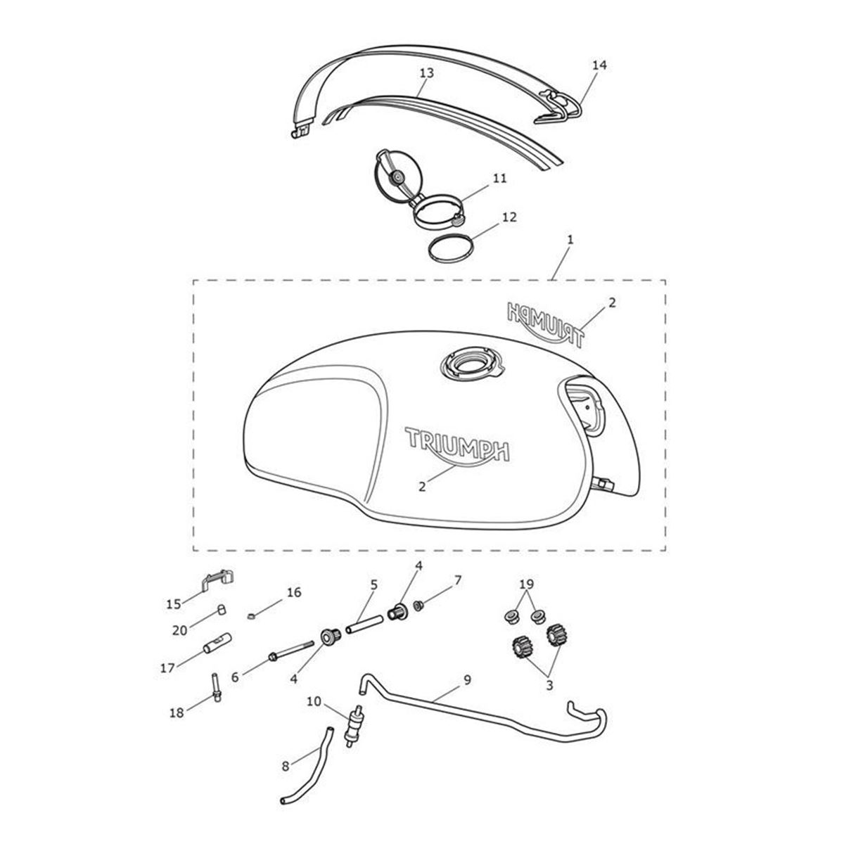 Bild von Fuel Tank Assy