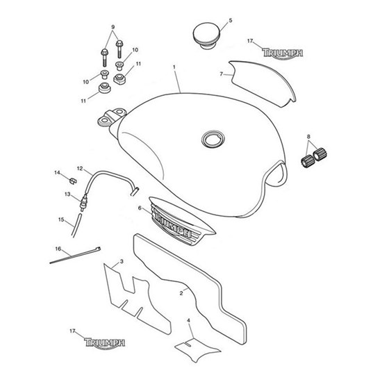 Bild von Fuel Tank Spares/Assy