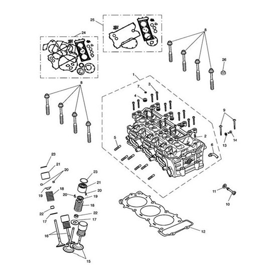 Bild von GASKET KIT,FULL,ROCKET III