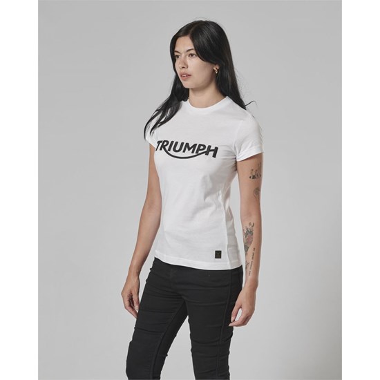 Bild von GWYNEDD LADIES T-SHIRT WHITE