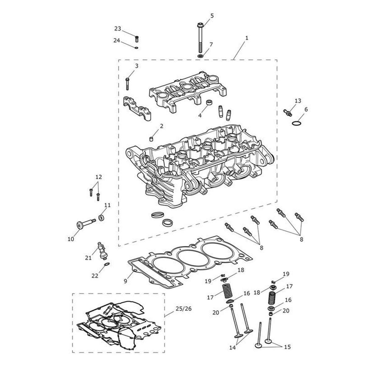 Bild von Gasket, Cylinder Head, 5 Layer