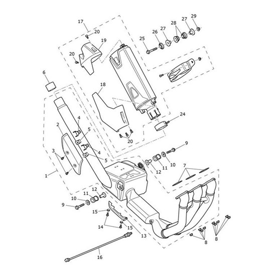 Bild von Gasket, Exhaust