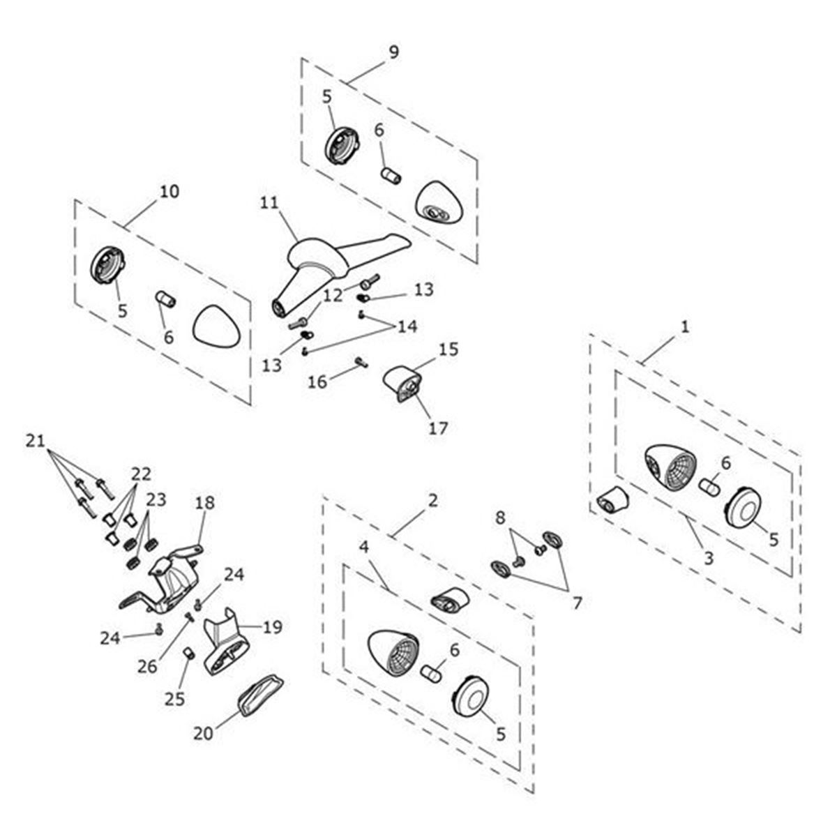 Bild von Gasket, Number Plate Cover