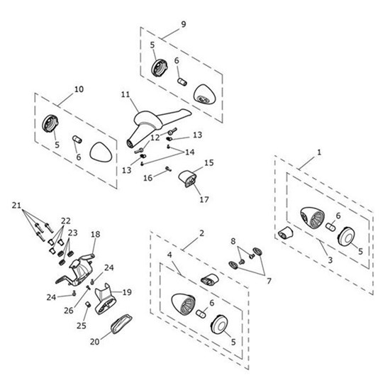 Bild von Gasket, Number Plate Cover