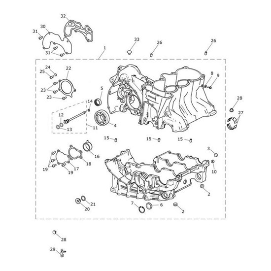 Bild von Gasket, Oil Retainer Plate