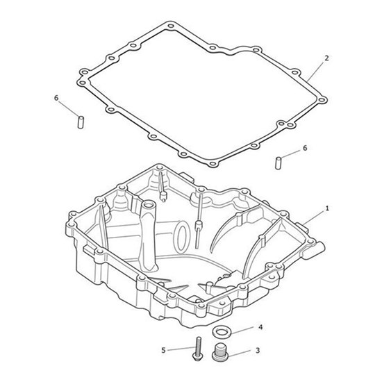 Bild von Gasket, Sump