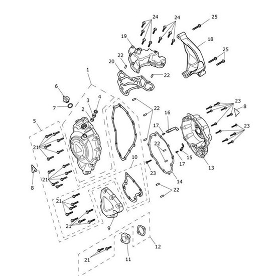 Bild von Gasket Kit, Balancer Cover