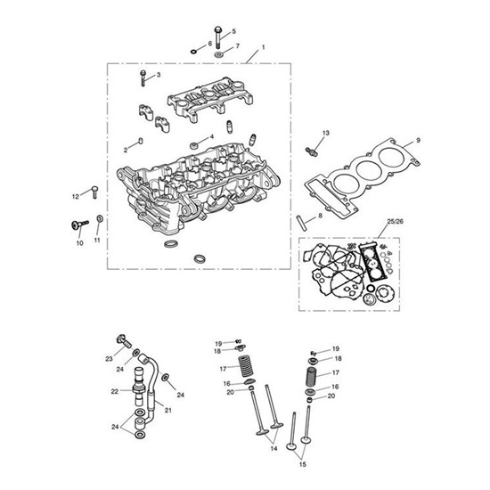 Bild von Gasket Kit, Cyl Head