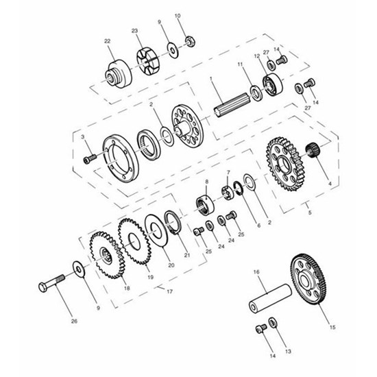 Bild von Gear, Alternator Drive, 33T