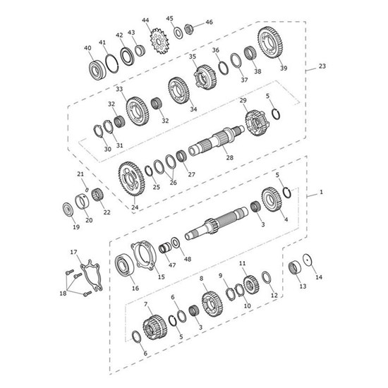 Bild von Gear, Input, 2nd, 22T