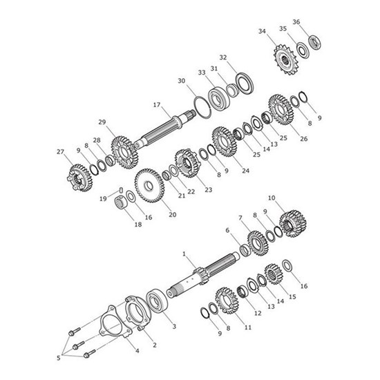 Bild von Gear, Input, 3rd/4th, 23T/20T