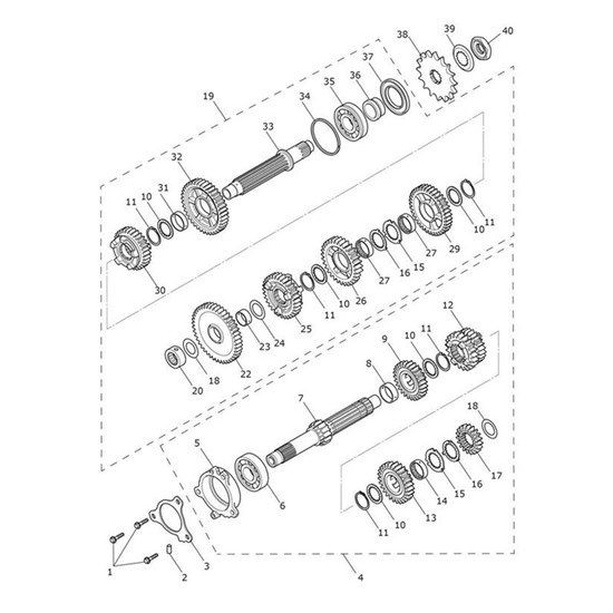 Bild von Gear, Output, 1st, 43T