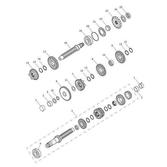 Bild von Gear, Output, Sixth, 27/28