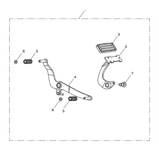 Bild von Gear Lever, Rocker Assy