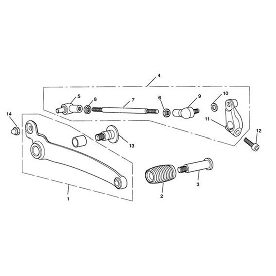 Bild von Gear Pedal Assy, Black