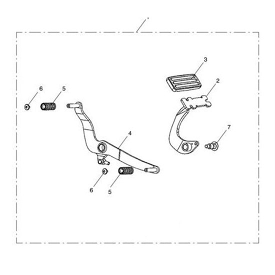 Bild von Gear Pedal Kit
