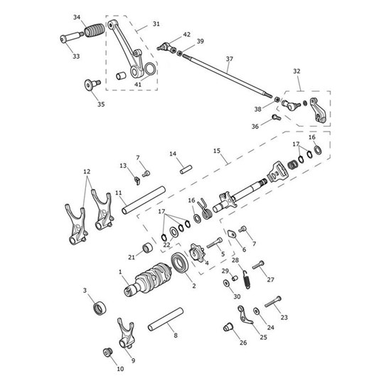 Bild von Gearchange Clamp Assembly