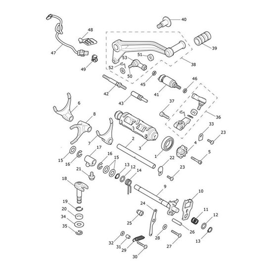 Bild von Gearchange Return Spring