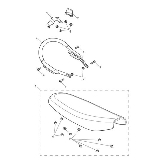 Bild von Grabrail Bracket, RH