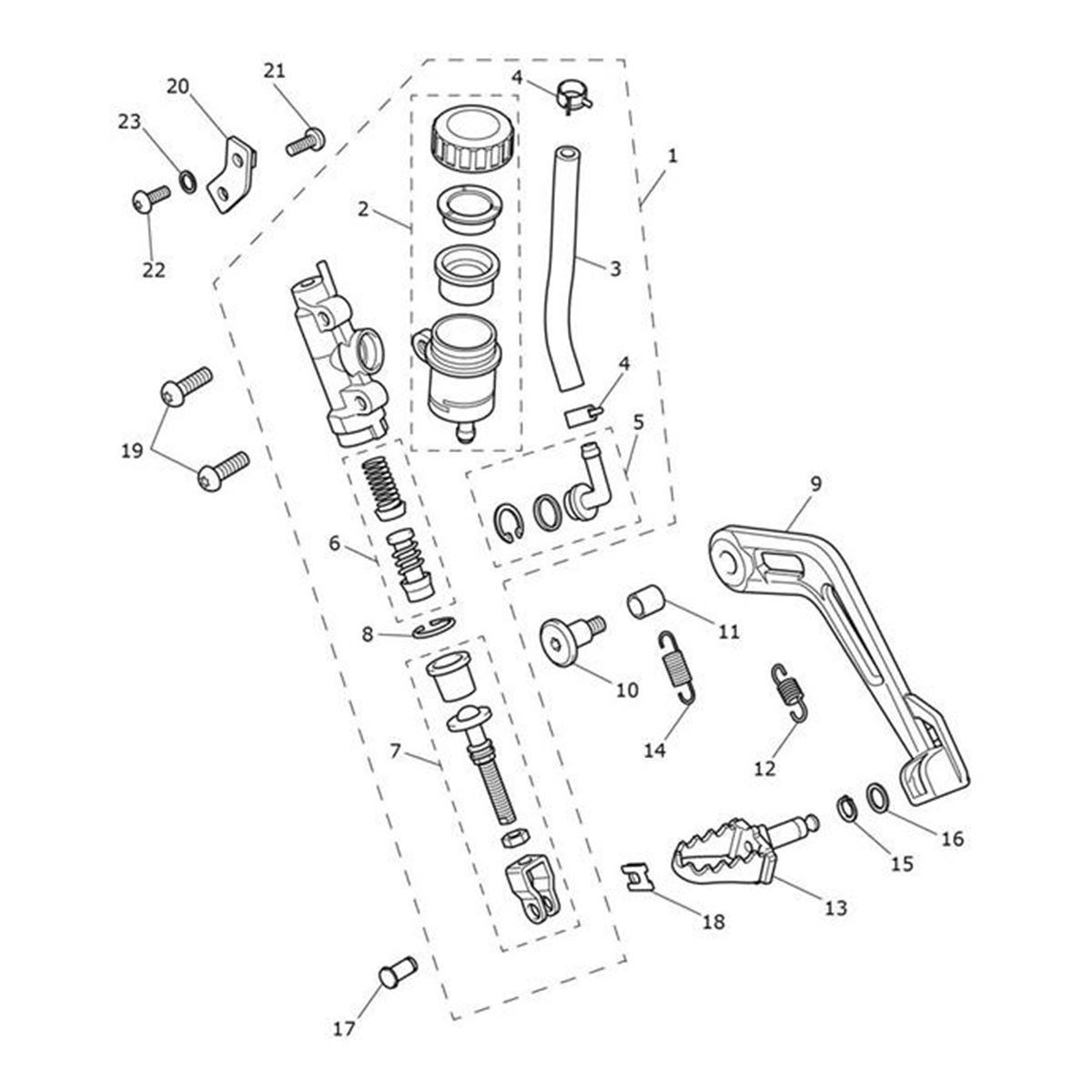 Bild von Grip, Brake Pedal, Single Side