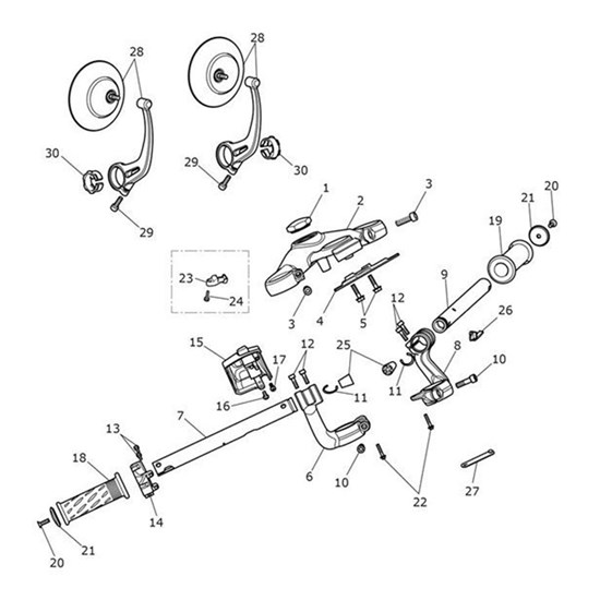 Bild von Grip, Handlebar, RH