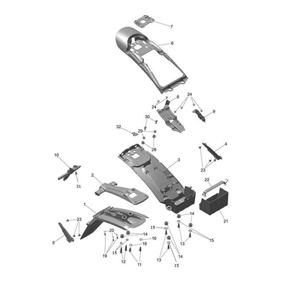 Bild von Grommet, Tank Mounting Rear