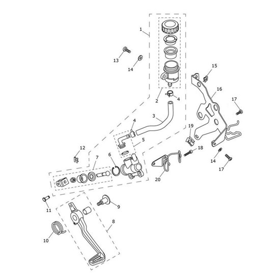 Bild von Guide, Exhaust Cable, Twin