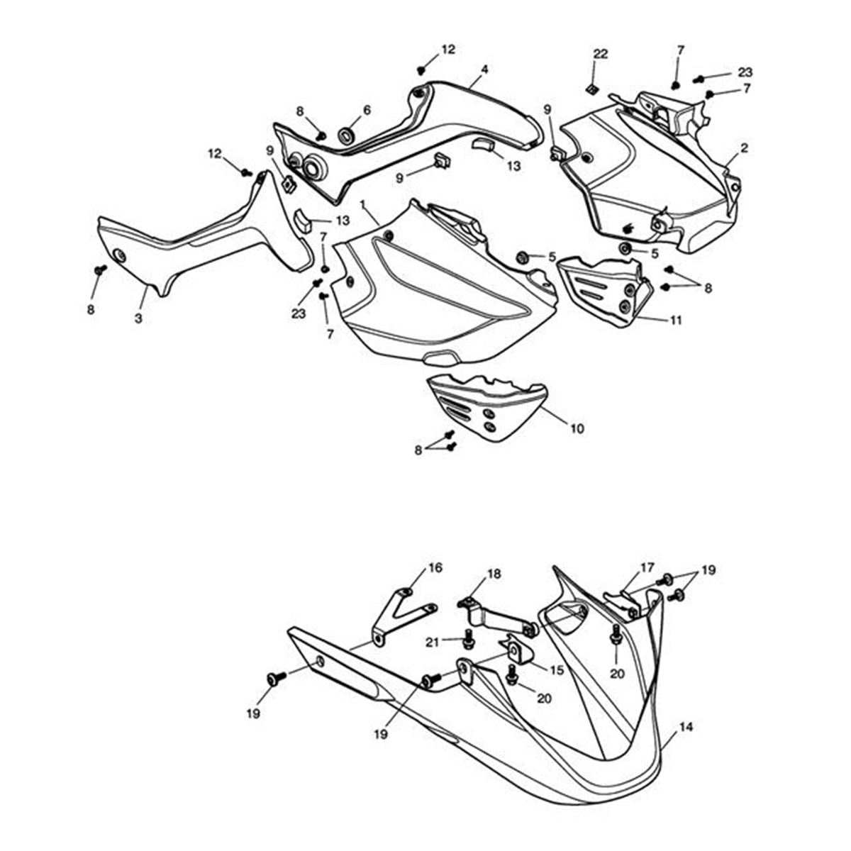 Bild von HALTER MOTORABD. LINKS VORNE
