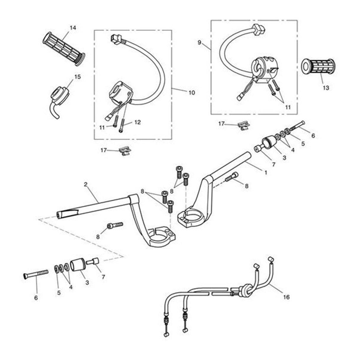 Bild von HANDLEBAR,FORGING,RH