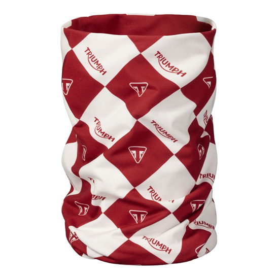 Bild von HARLEQUINN NECK TUBE RED / BONE