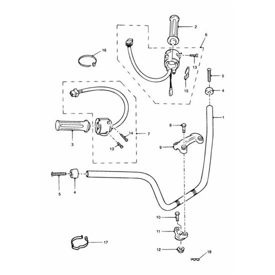 Bild von HOLDER, HANDLEBAR, TOP