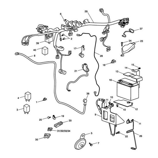 Bild von Halter Batterie