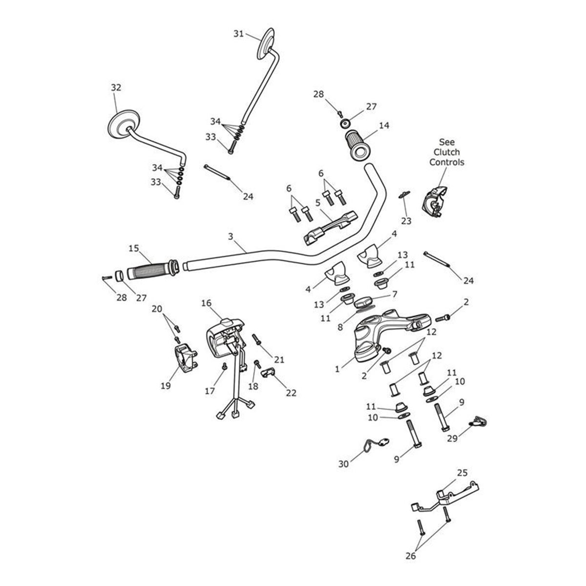 Bild von Handlebar, 25.4, Chromed