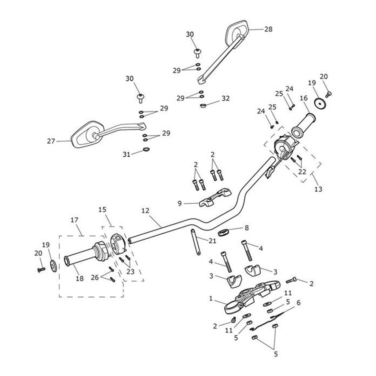 Bild von Handlebar, Tubular, Tapered